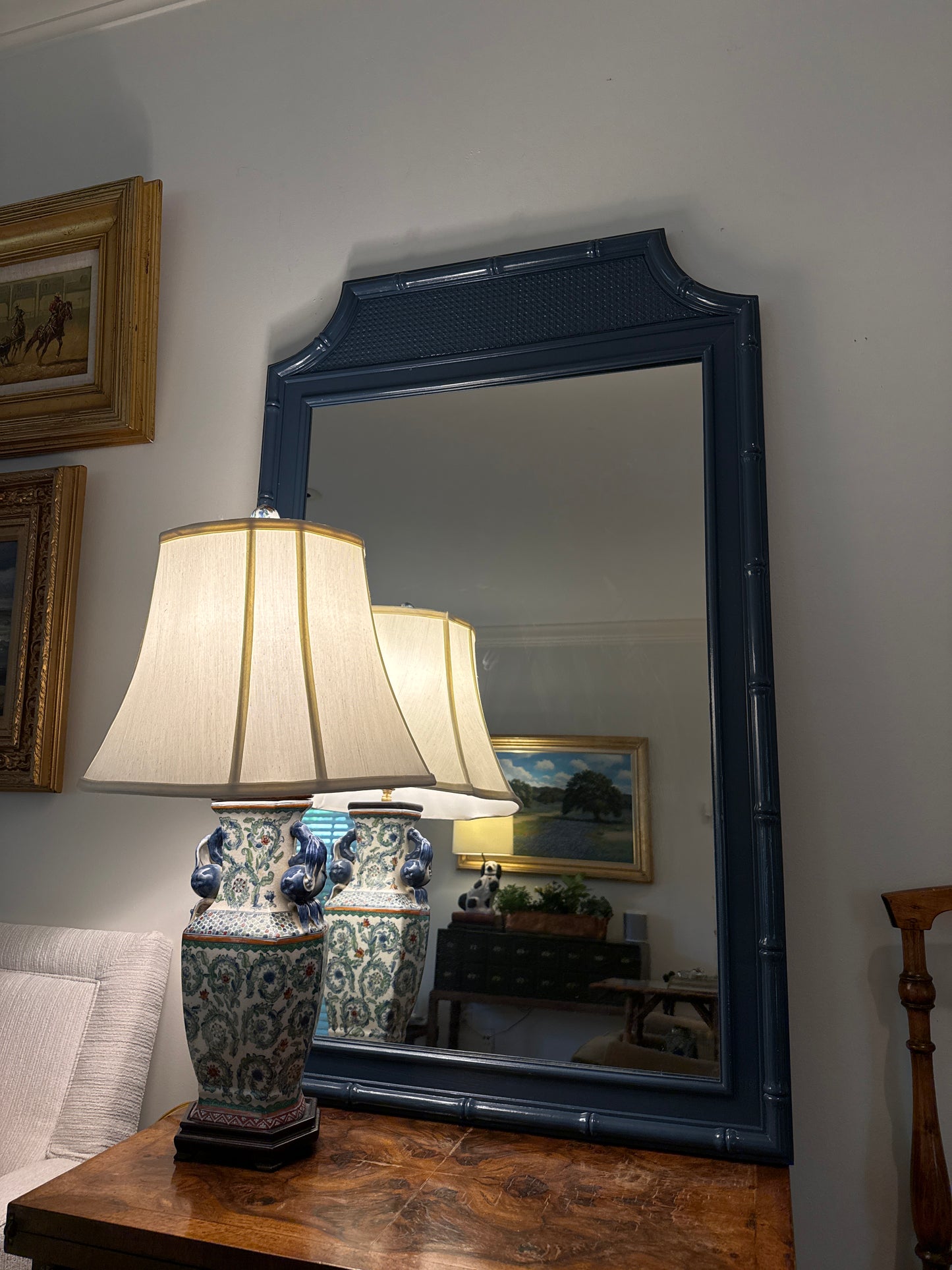 Faux Bamboo Mirror Available