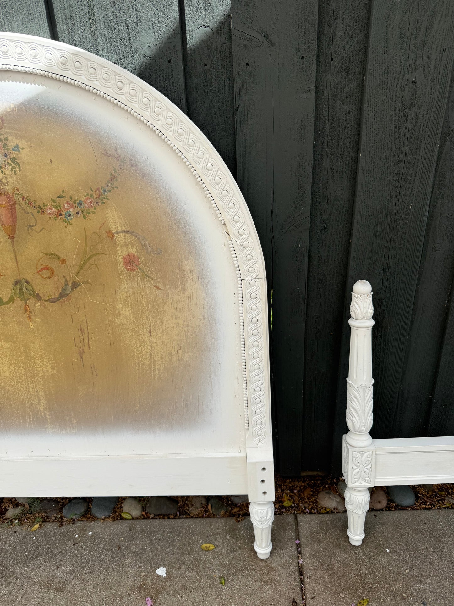 PAIR of Antique French Twin XL beds Available for customization!