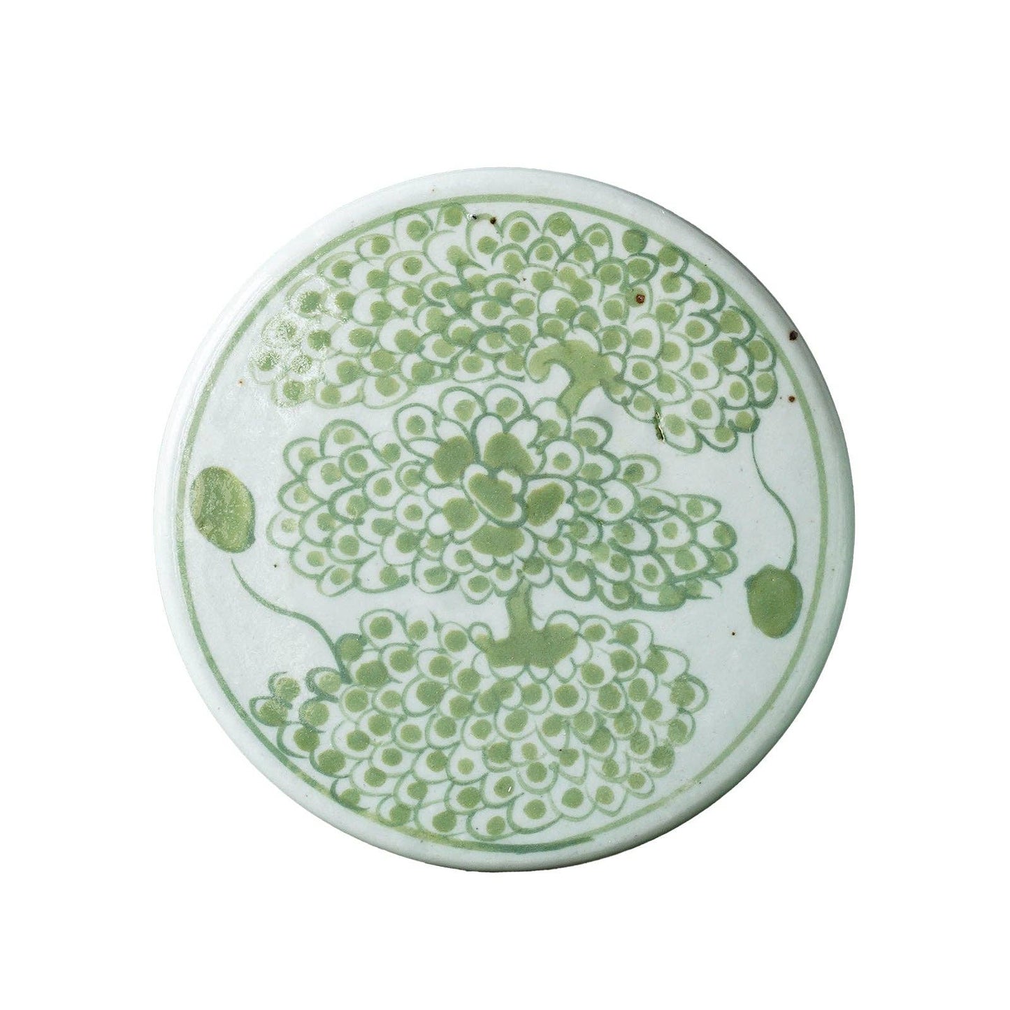 Jingdezhen Hand-Painted Ginger Jar, Green