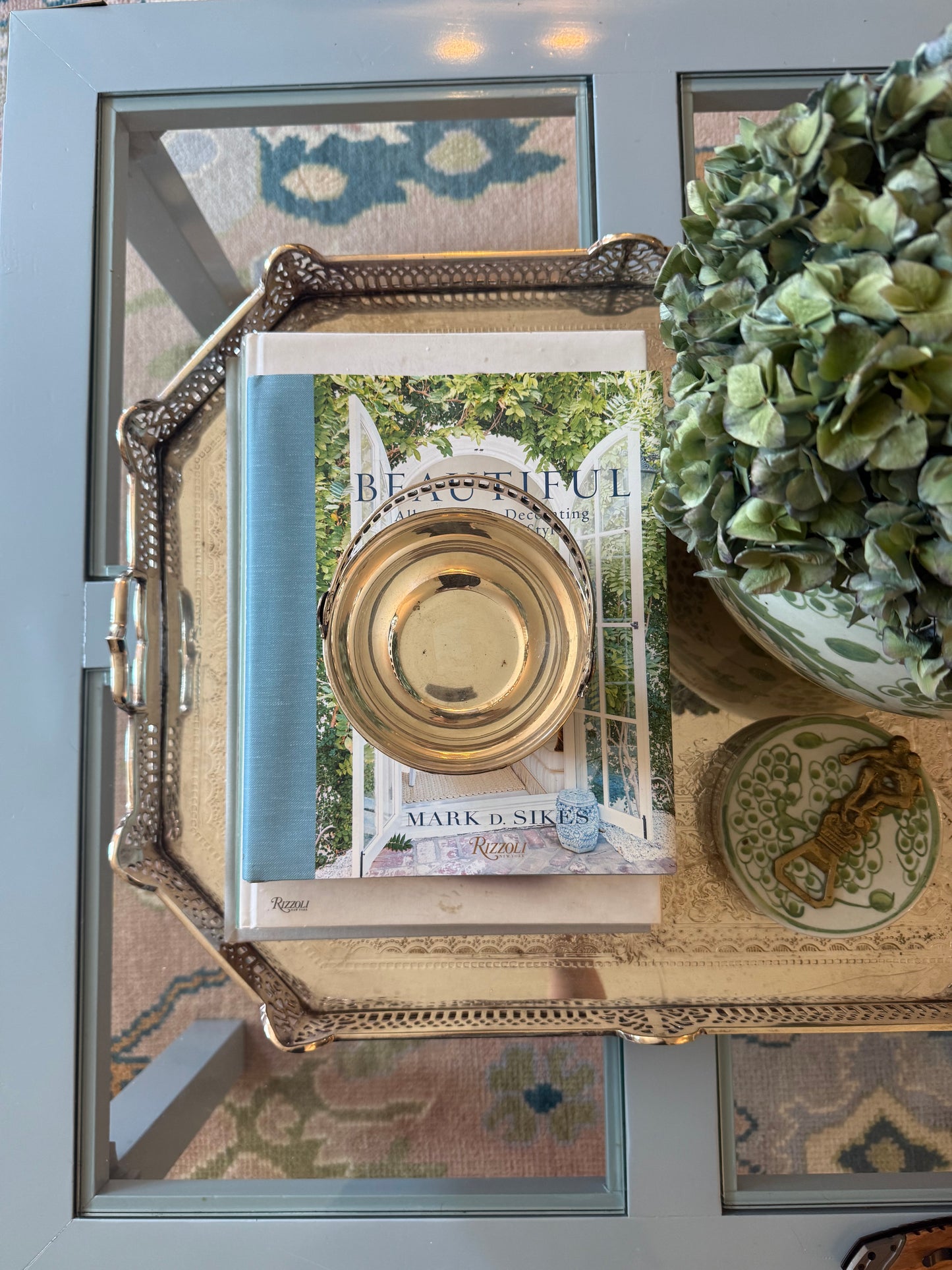 Silver plated handle bowl