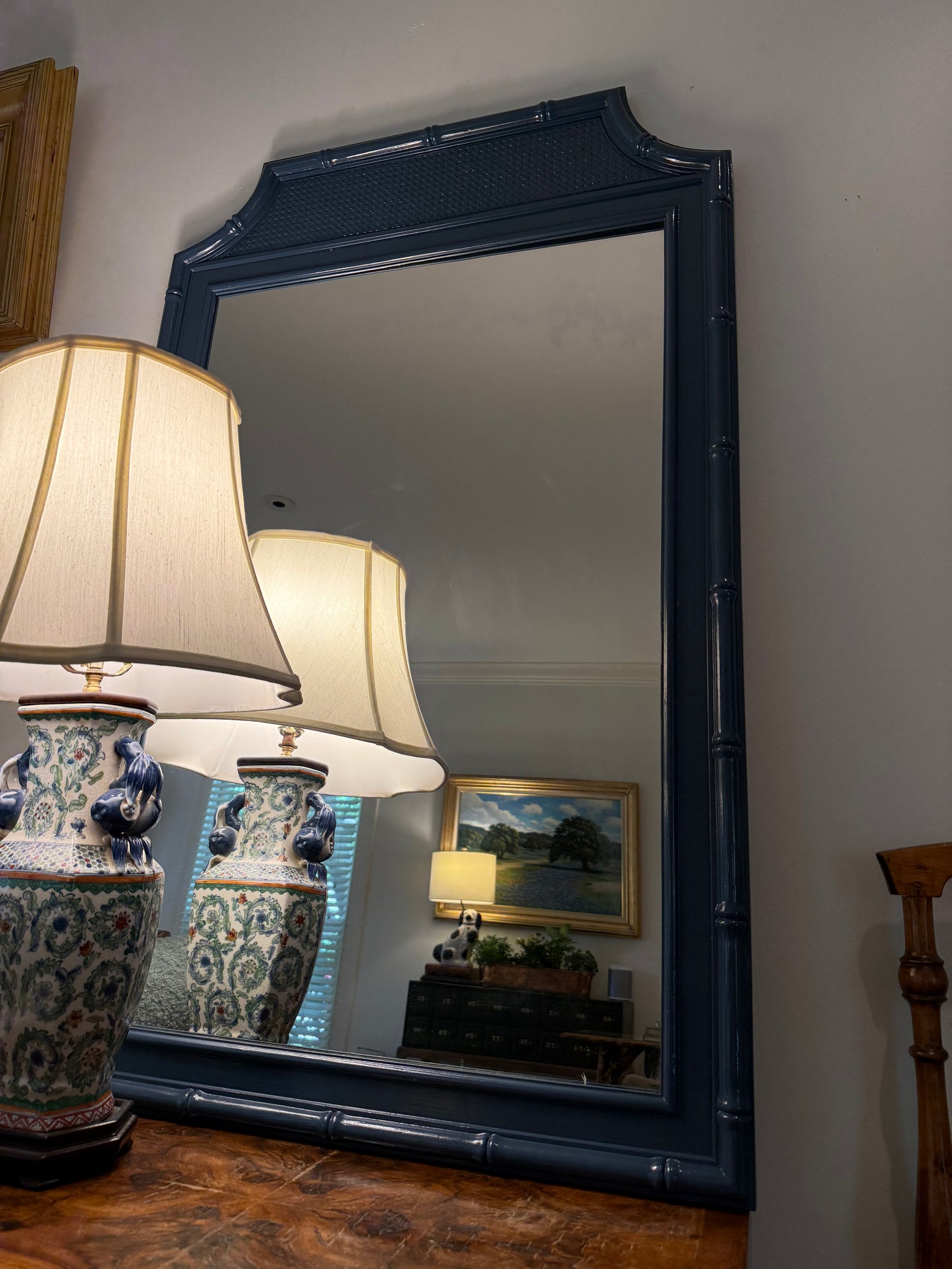 Faux Bamboo Mirror Available