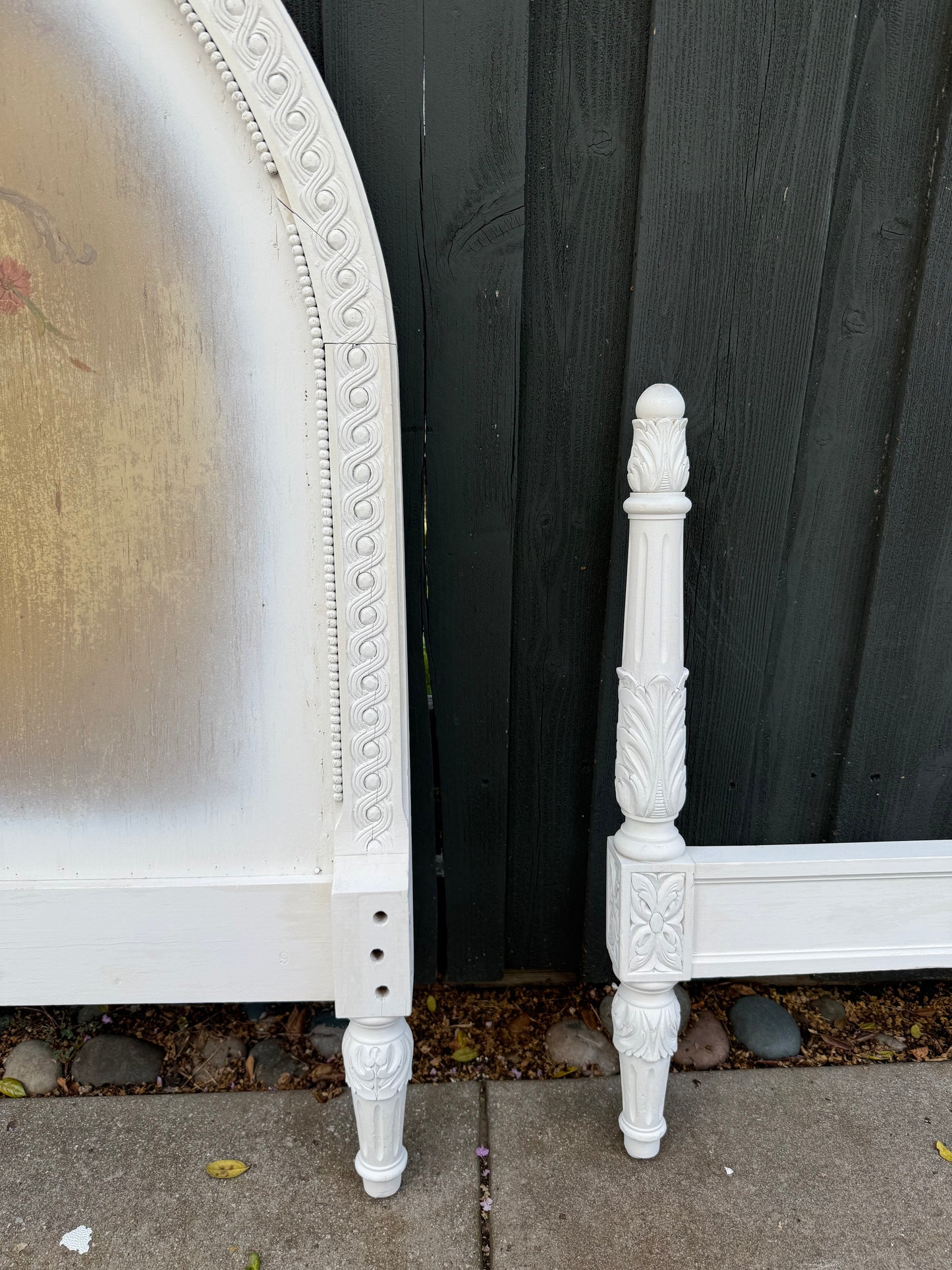 PAIR of Antique French Twin XL beds Available for customization!