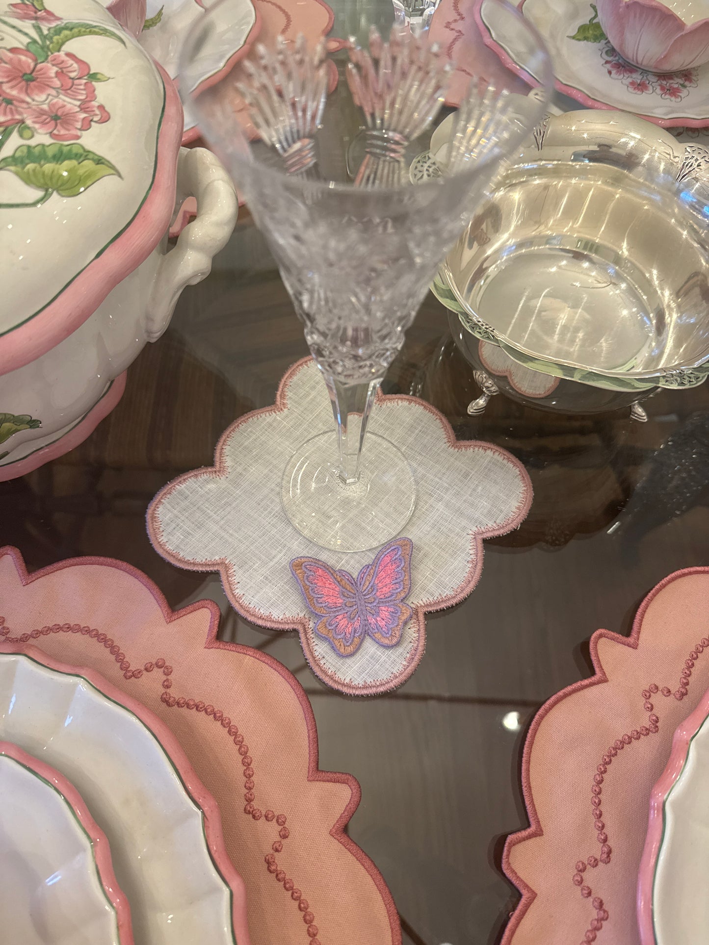 Butterfly cocktail napkins-set of 4