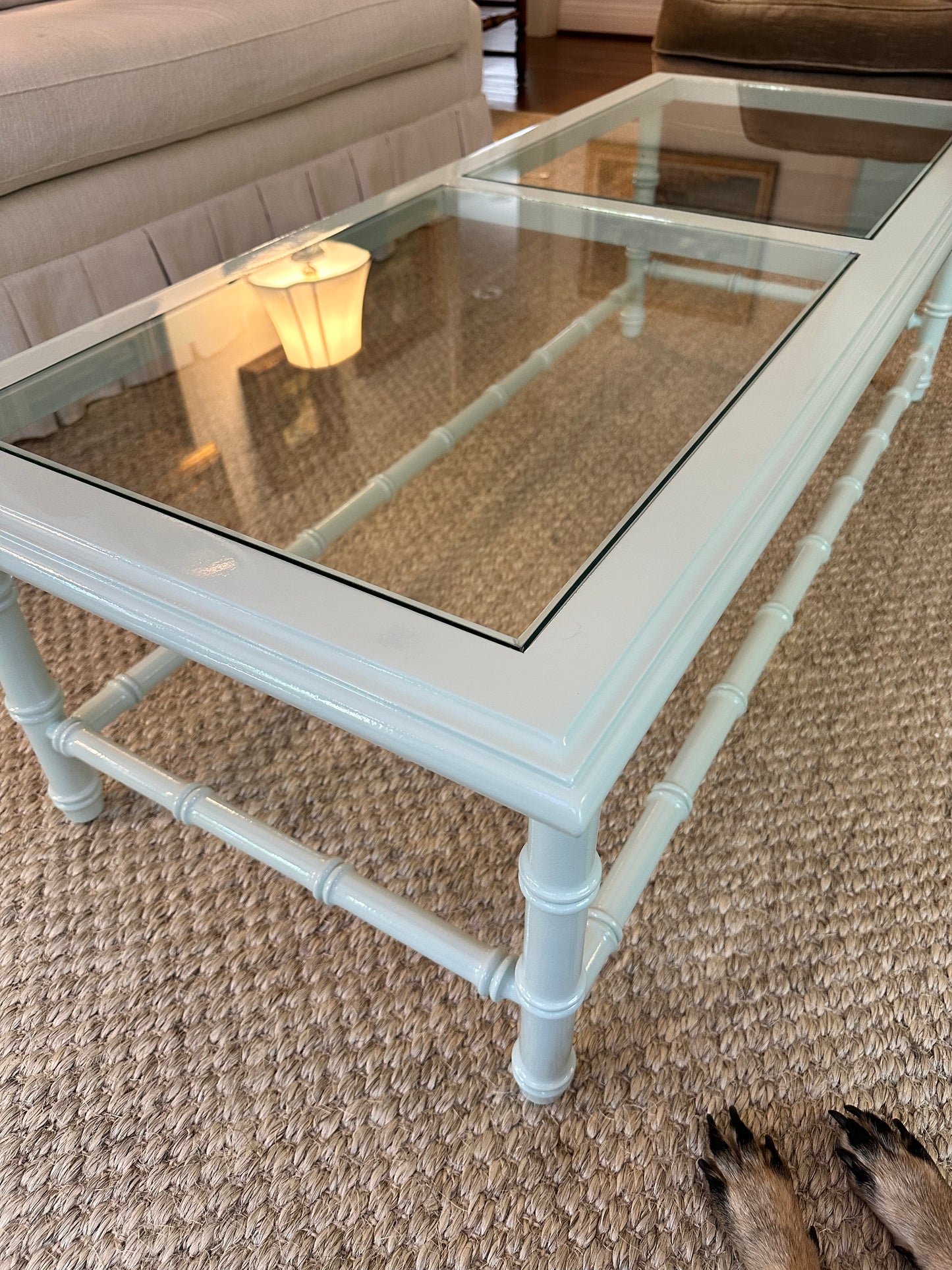 Faux Bamboo Coffee Table Ready For Lacquer!
