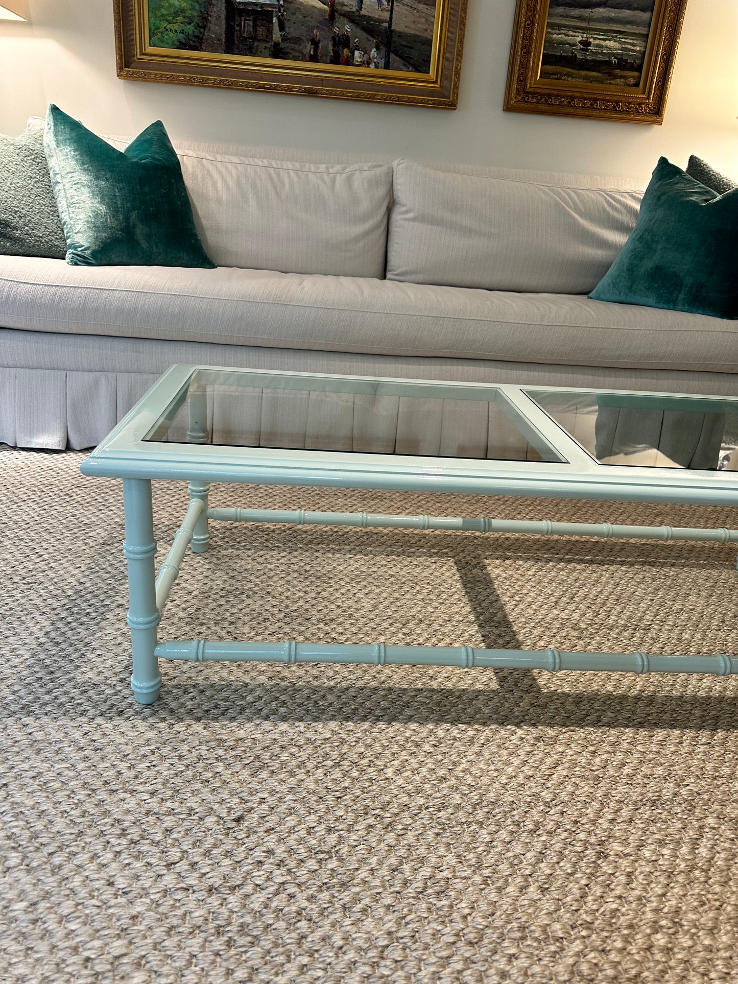 Faux Bamboo Coffee Table Ready For Lacquer!