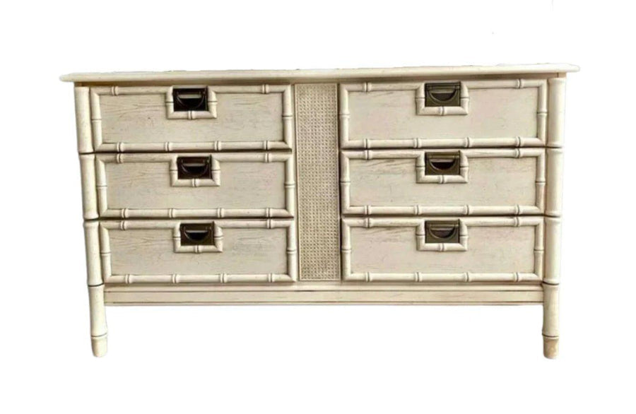 Faux Bamboo Dresser Available for Lacquer
